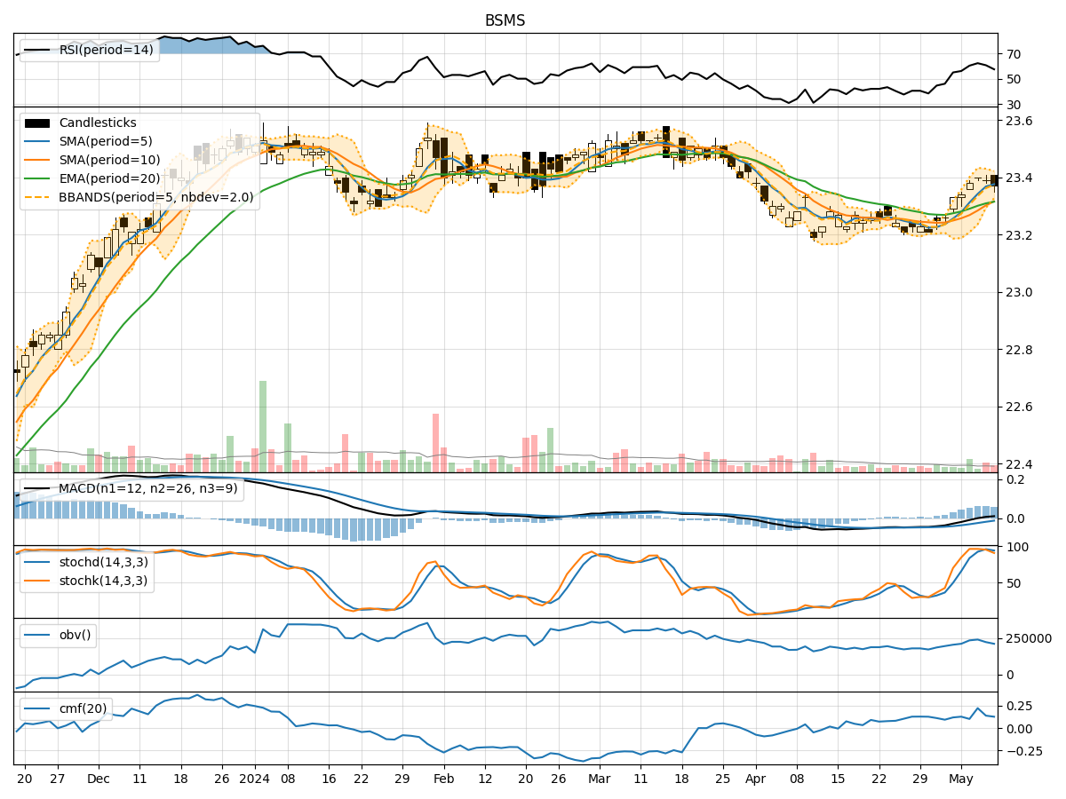 Technical Analysis of BSMS